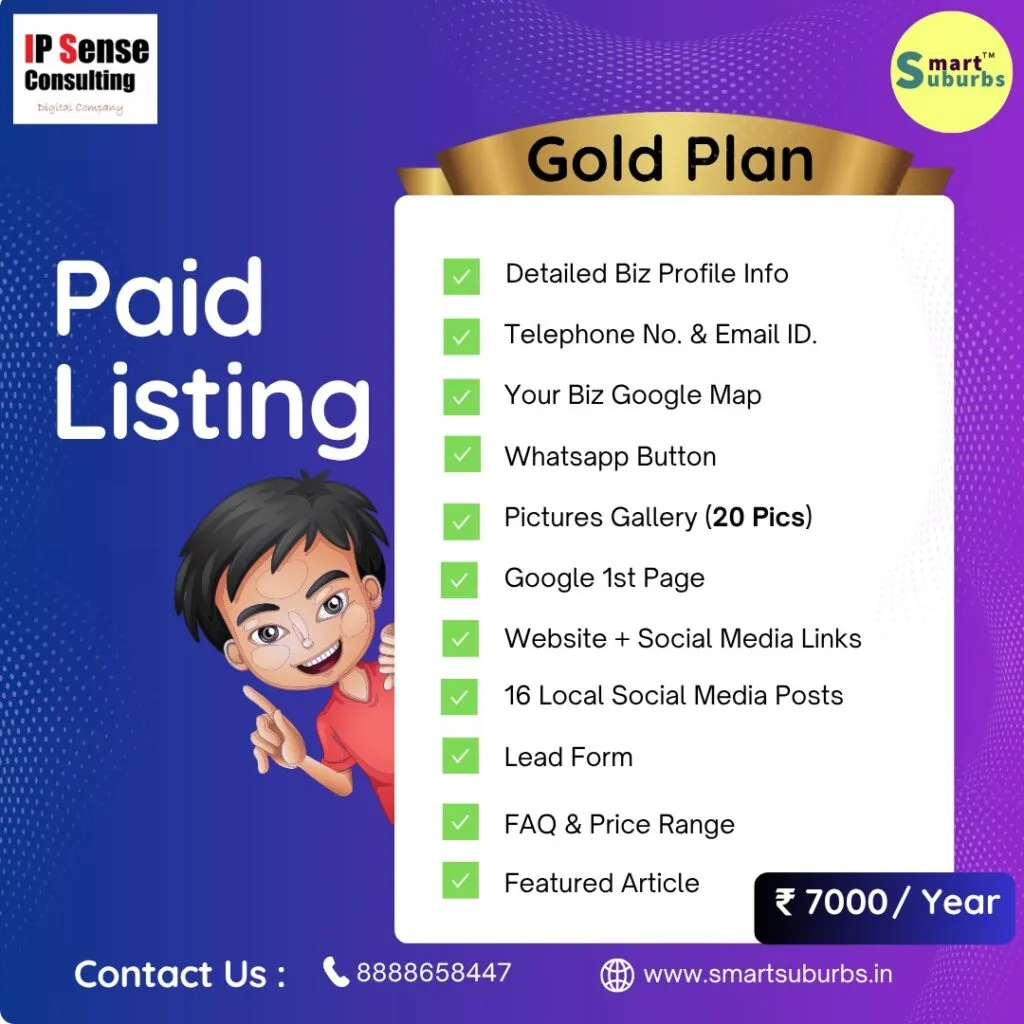 Chinchwad Business Directory Paid Listing Gold Plan – Local Search Engine
