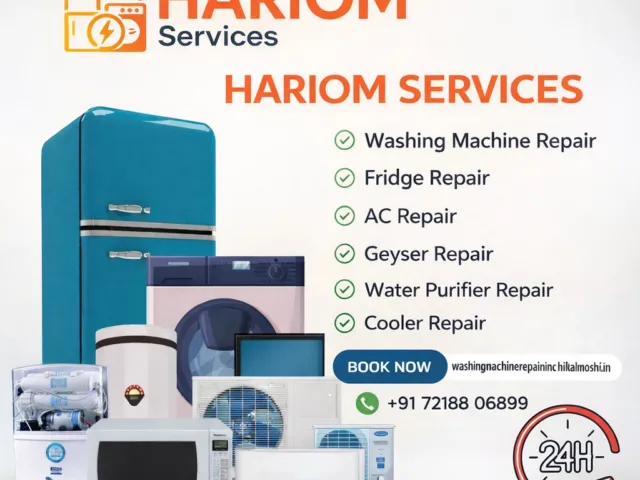 Best Home Appliance Repair Service in Chinchwad – AC, Refrigerator, Washing Machine & Oven | Hariom Services